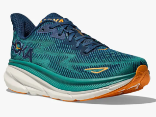 נעלי ספורט גברים טורקיז Hoka  Clifton Wide 9